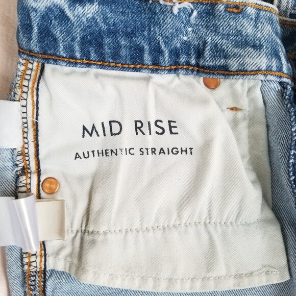 LUCKY BRAND CUT OFF MOM JEANS "JUST AS SHE IS" 90's CAPRIS STYLE SIZE 00/24 - Picture 6 of 7